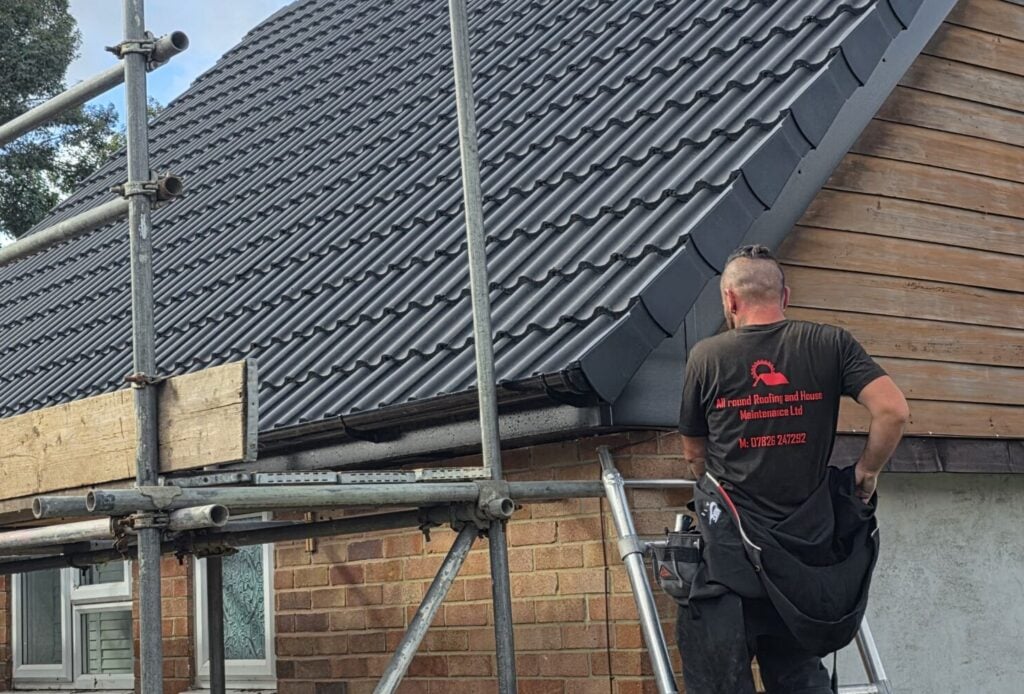 All Round Roofing team on site