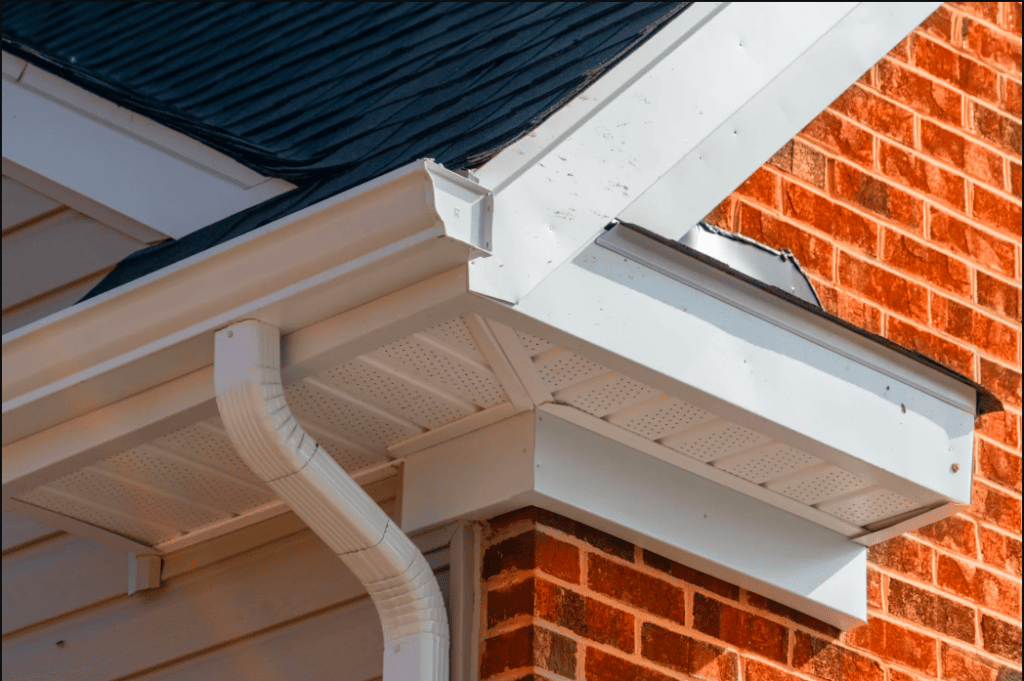 Fascia, soffit and guttering work by All Round Roofing