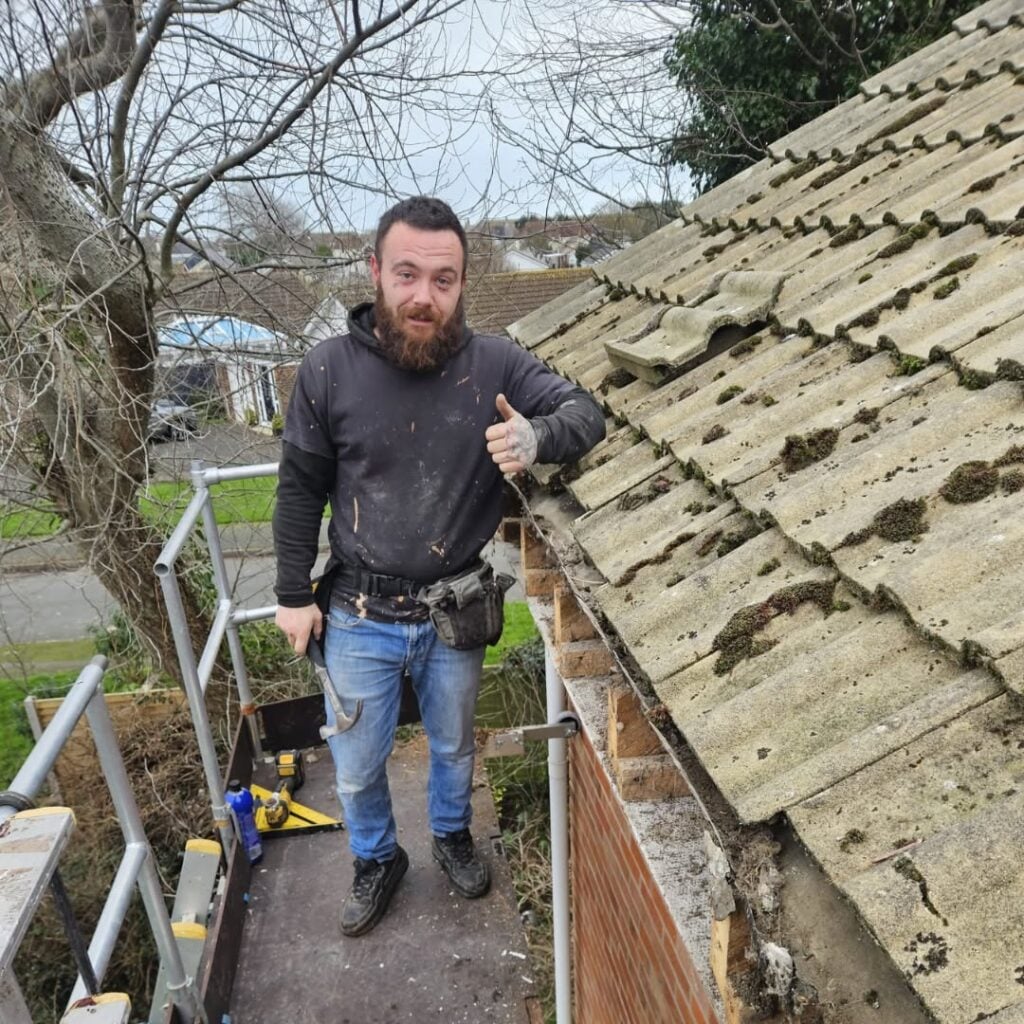 All Round Roofing team on site